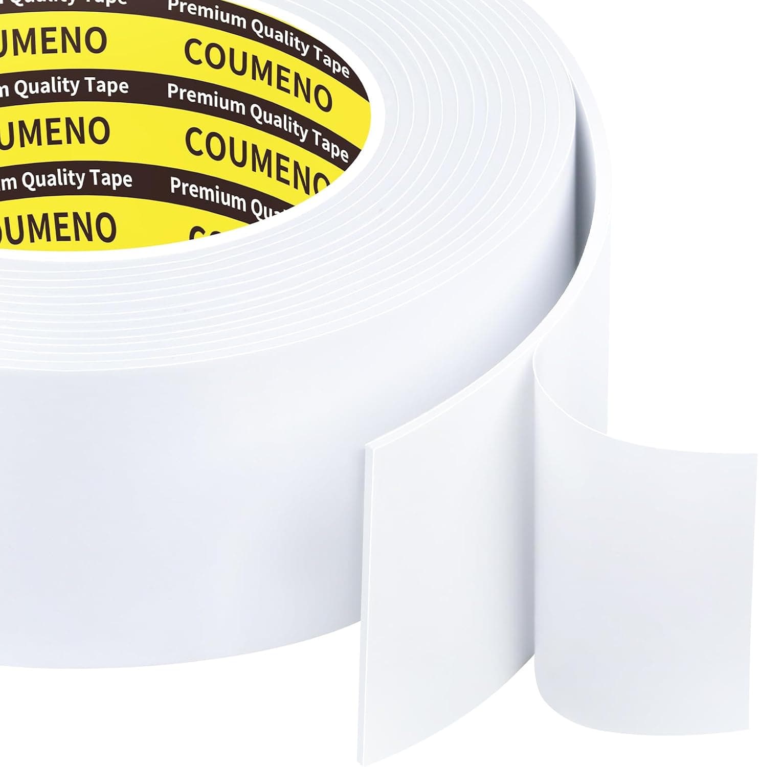 EVA Single-Sided Adhesive White Foam Tape 2inX16.4FT Single-Sided Sealing Strip Foam Pad Sponge Tape Window Weatherproof, Self-Adhesive Insulation Sealing Tape - image 1 of 1