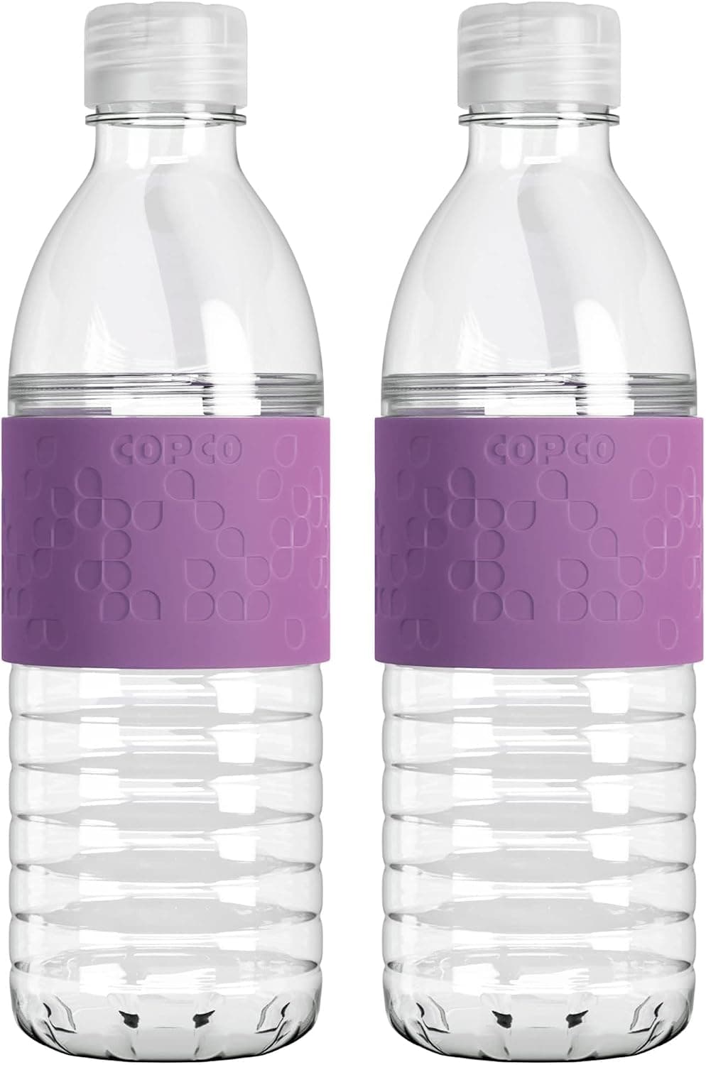Copco Hydra Water Bottle with Spill-Resistant Lid, 16.9 oz (Set of 2) - Reusable Tritan Non-Slip Sleeve, Twist-Open Body - BPA-Free, Leak-Proof, Durable & Portable for Gym, Office, School (Purple) - image 1 of 1