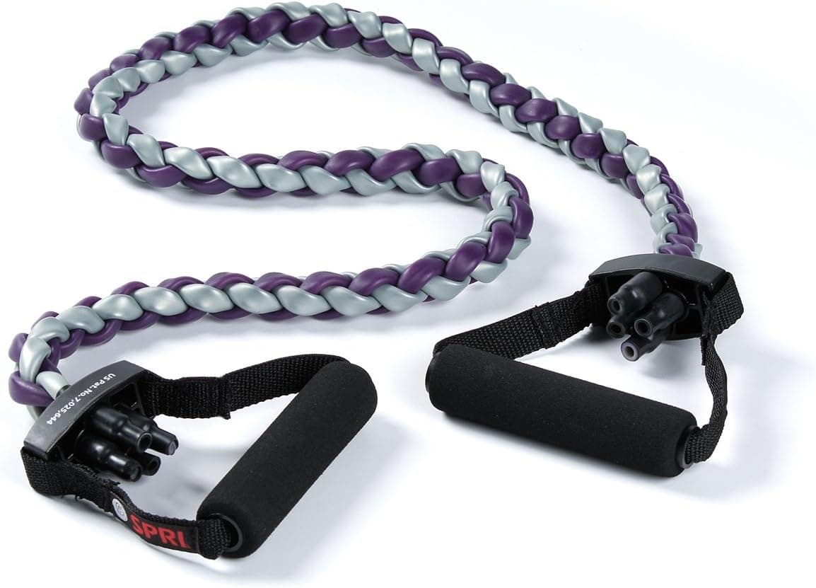 SPRI Braided Xertube Resistance Bands – Premium Exercise Band for Men & Women – Workout Equipment for Home Gym Fitness Training – Comfort Grip for Strength, Weights, and Resistance - image 1 of 1