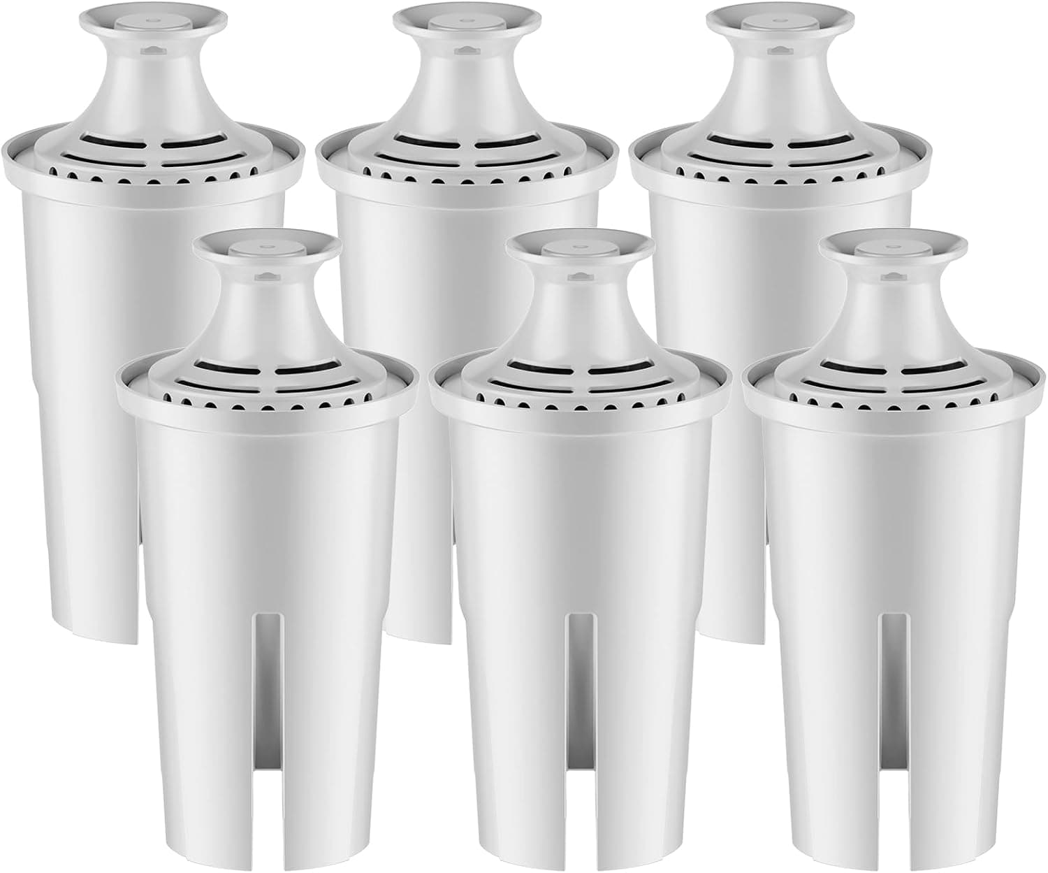 Replacement for Brita Water Filter Pitchers Dispensers, Classic 35557, Ob03, Mavea 107007, Pitchers Grand, Lake, Capri, Wave Lasts Two Months or 40 Gallons (6 Count Pack Of) - image 1 of 1