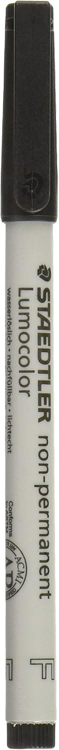 Staedtler Mars Lumocolor Nonpermanent Markers, Fine Point, 10/PK, Black (STD3169) - image 1 of 1