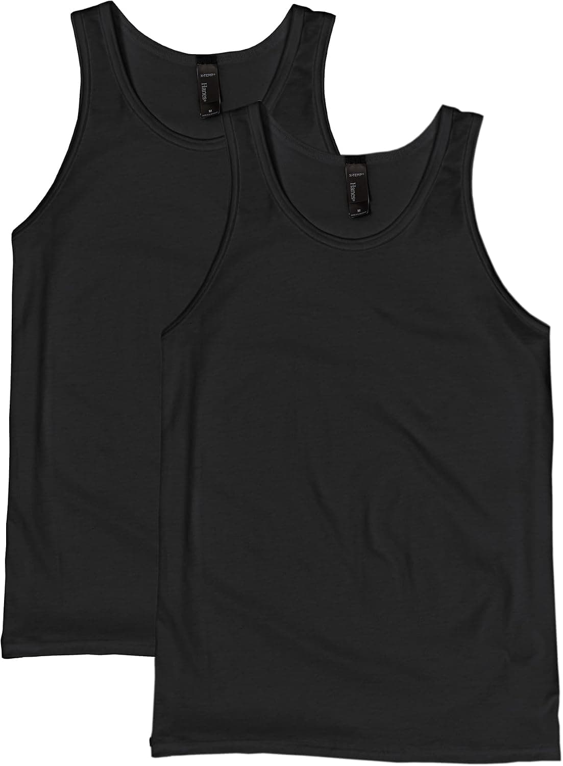 Hanes Men’s Performance Tank, X-Temp Moisture-Wicking Tank Top, Solid Colors, 2-Pack - image 1 of 1