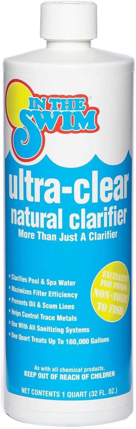 In The Swim Ultra 4-in-1 Clarifier – Swimming Pool & Pond Water Clarifier with Advanced Particle-Binding Formula - 1 Quart - image 1 of 1