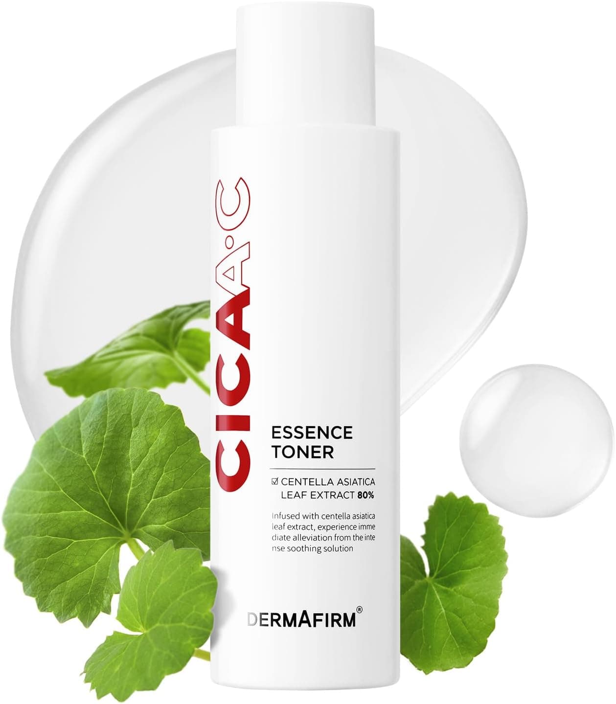 DERMAFIRM CICA AC Essence Toner 5.07 fl oz- Exfoliating with AHA BHA & Salicylic Acid, Centella Asiatica Soothing for Sensitive, Oily & Dry Skin, Korean Toner for Acne - image 1 of 1