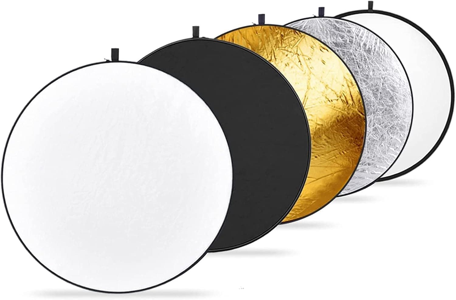 NEEWER 32-Inch 80CM Portable 5 in 1 Translucent, Silver, Gold, White, and Black Collapsible Round Multi Disc Light Reflector for Studio or any Photography Situation - image 1 of 1