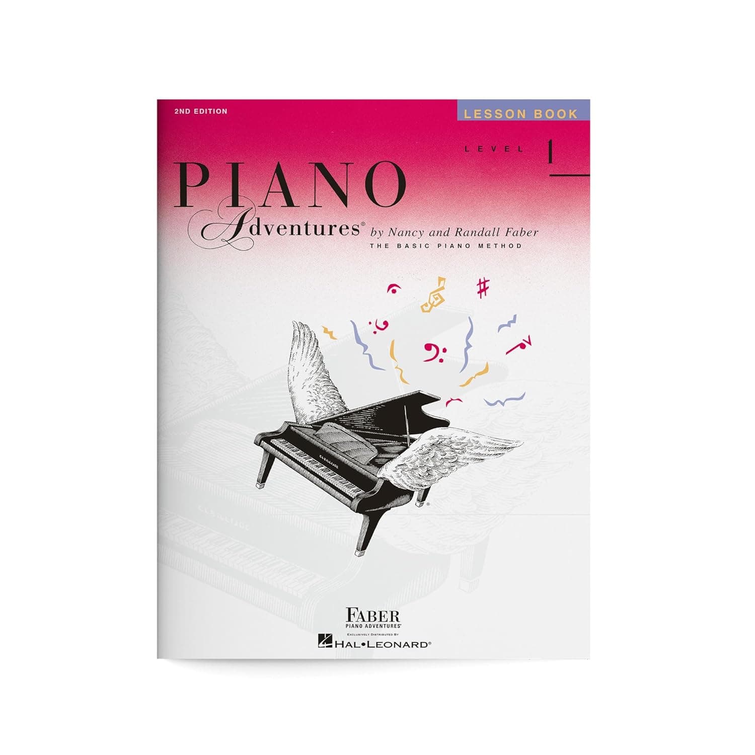 Piano Adventures: Lesson Book - Level 1, 2nd Edition | Beginner Piano Method Book | Sheet Music Songbook with Chords and Grand Staff Reading | Faber Piano Method Book for Kids and Adults - image 1 of 1