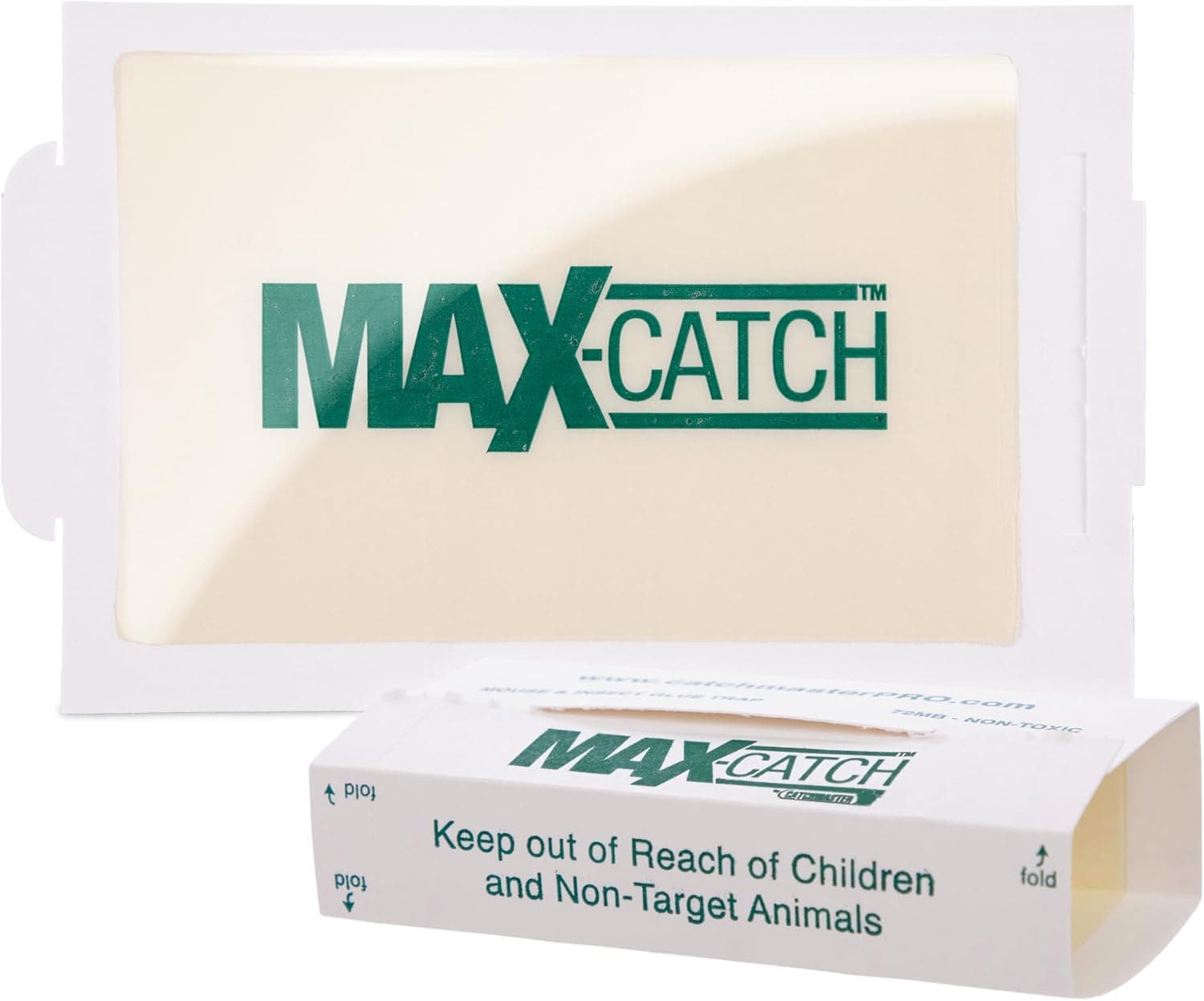 Catchmaster Max-Catch Mouse & Insect Glue Trap 36pk, Mouse Traps Indoor for Home, Sticky Pest Control Adhesive Tray for Catching Bugs, Non Toxic Bulk Pre-Baited Glue Boards - image 1 of 1