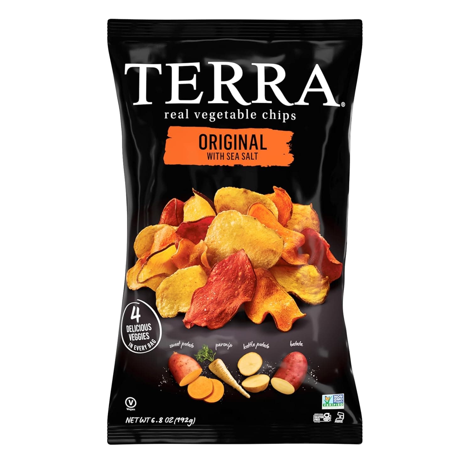 Terra Vegetable Chips, Original Chips with Sea Salt, 6.8 Oz - image 1 of 1