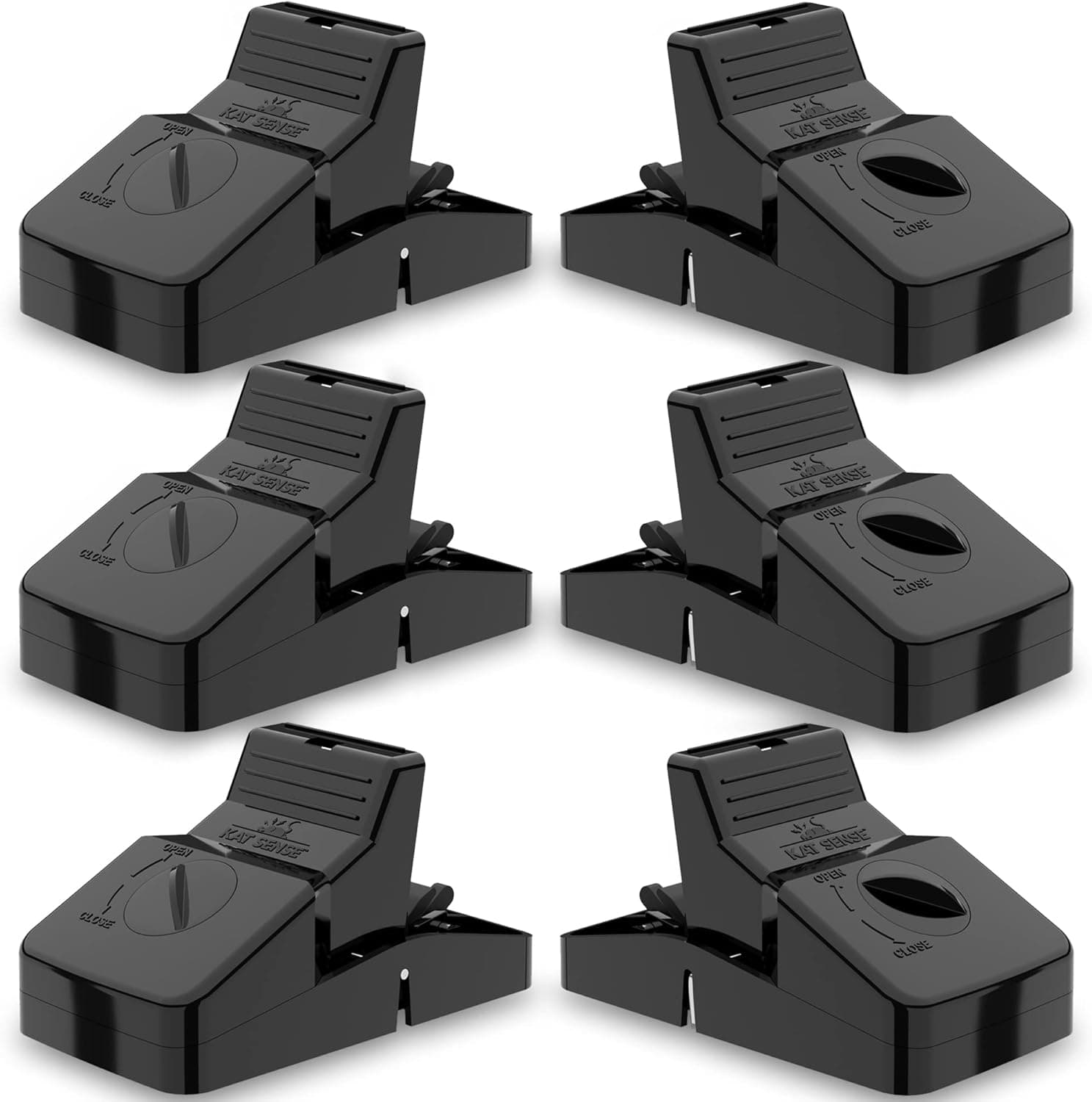 Pest Control Rat Traps, Professional Multi Captsure Set of 6 Large Snap Trap, Solutions for Indoor Outdoor AntiRodent Protection, Reusable Master Trapping Device for Rodents and Chipmunk - image 1 of 1
