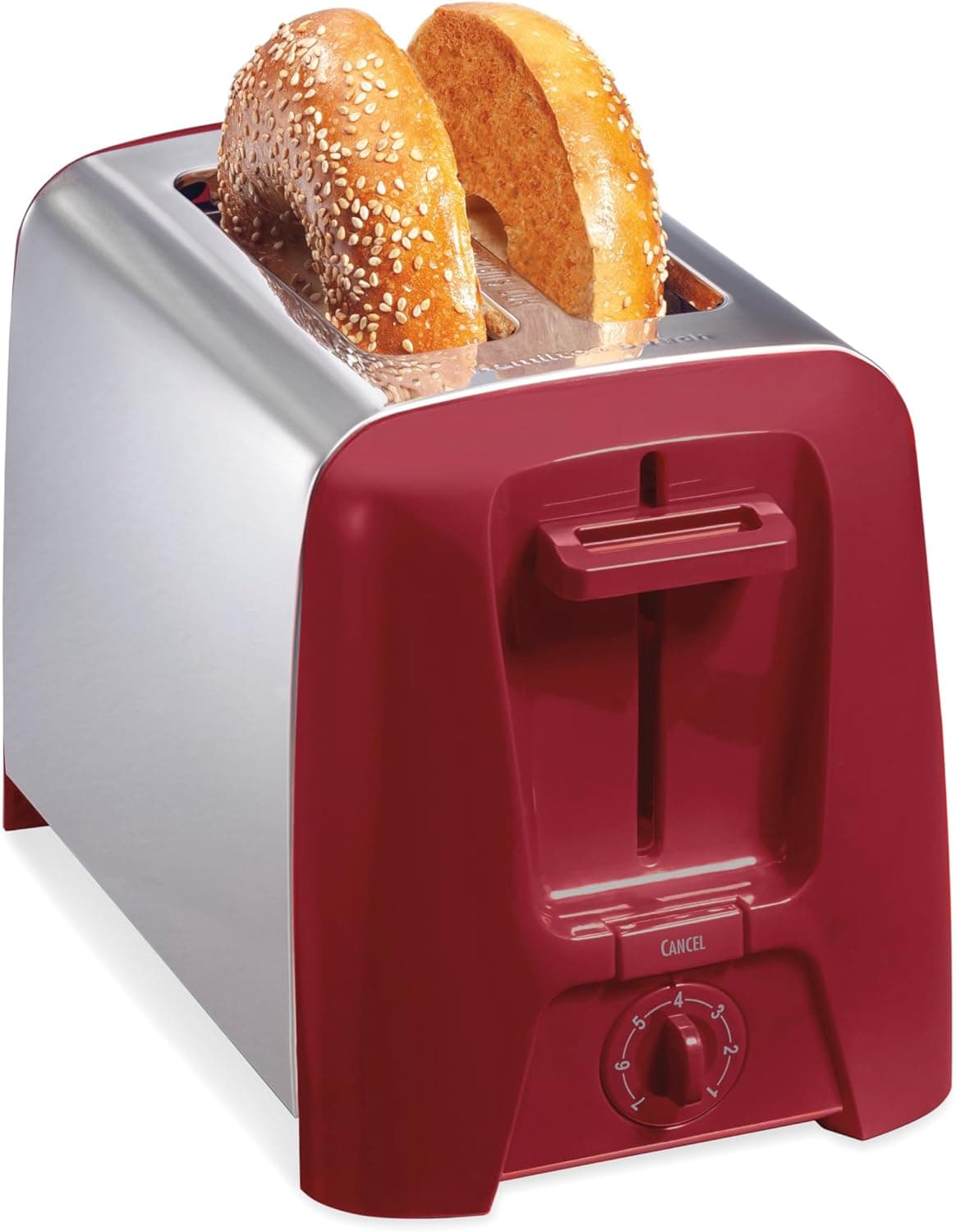Hamilton Beach 2 Slice Toaster with Extra Wide Slots, Shade Selector, Auto-Shutoff, Cancel Button and Toast Boost, Red - image 1 of 1