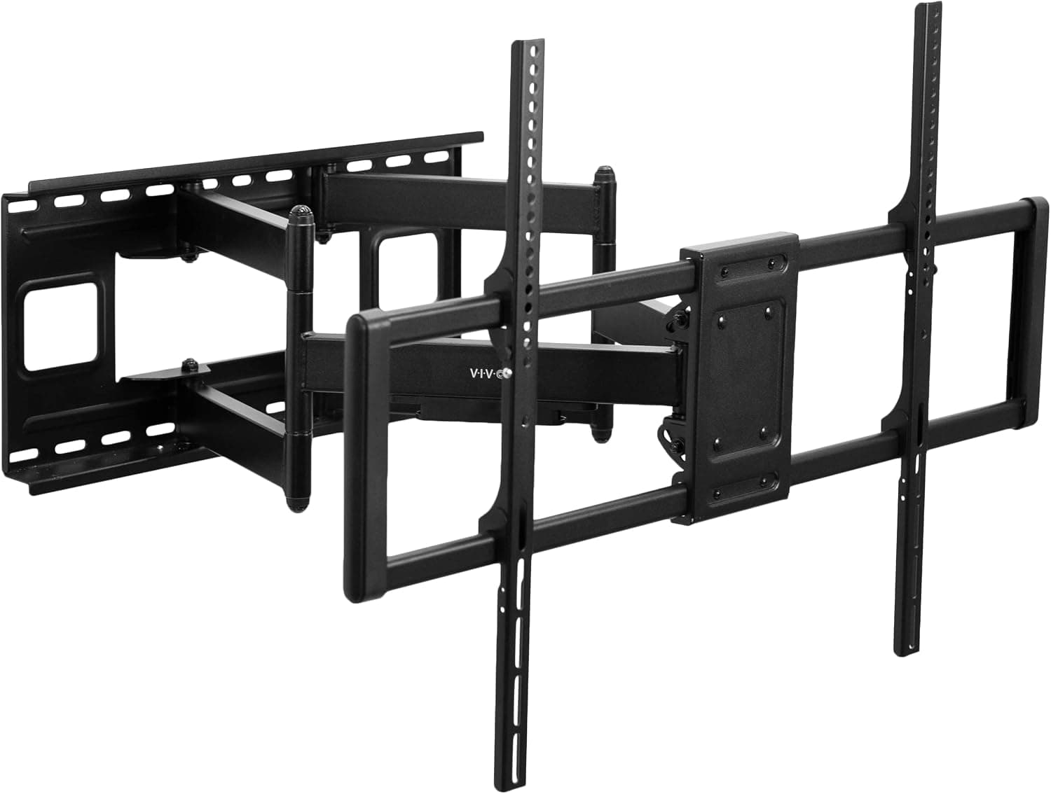VIVO Heavy Duty 60 to 120 inch Extra Large Screen TV Articulating Wall Mount for LCD LED Flat and Curved Screens, Extended Arm Swivel Mount, Max VESA 900x600mm, Black, MOUNT-VW120M - image 1 of 1