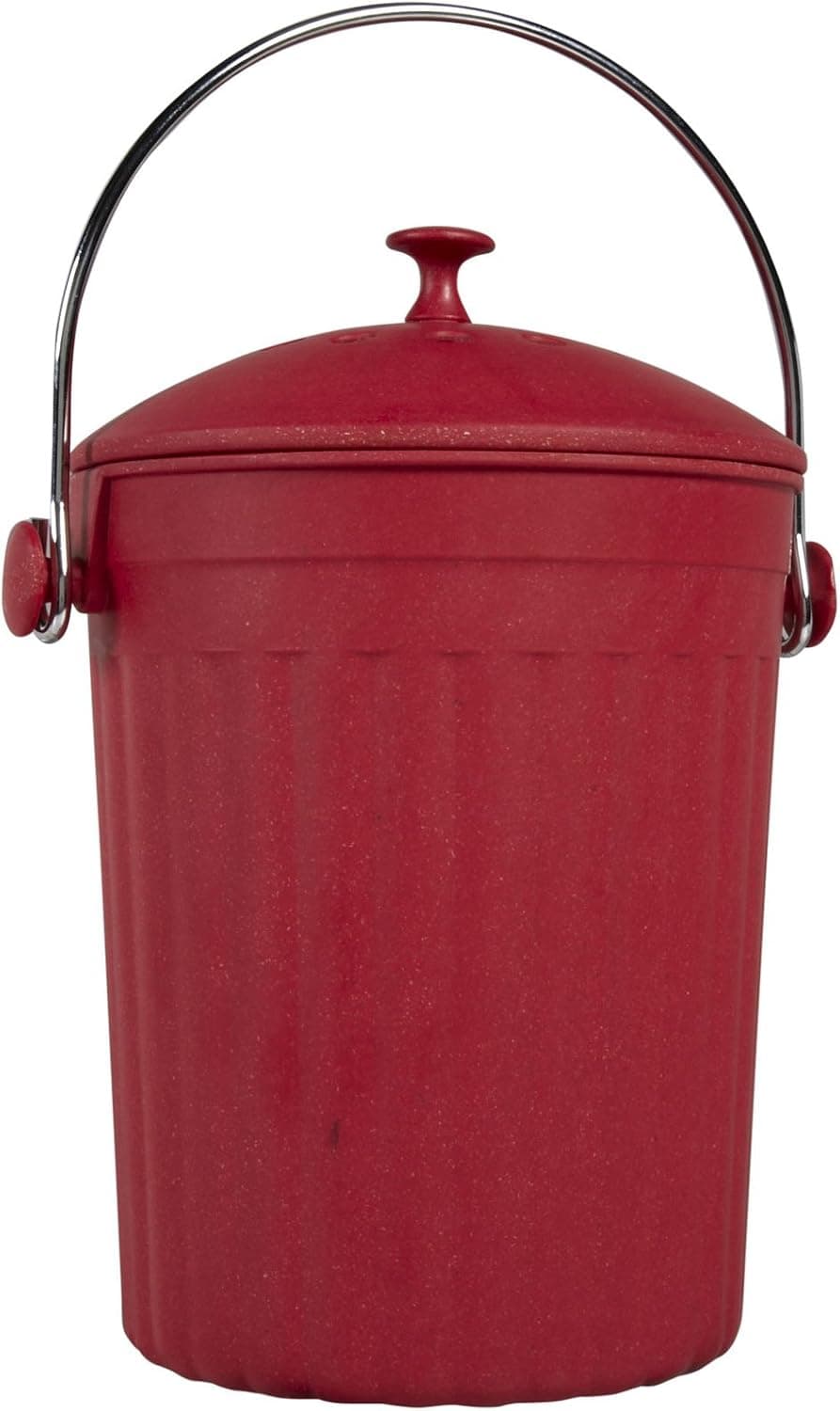Natural Home 1-Gallon Red Molded Bamboo Compost Bin with Filter - image 1 of 1