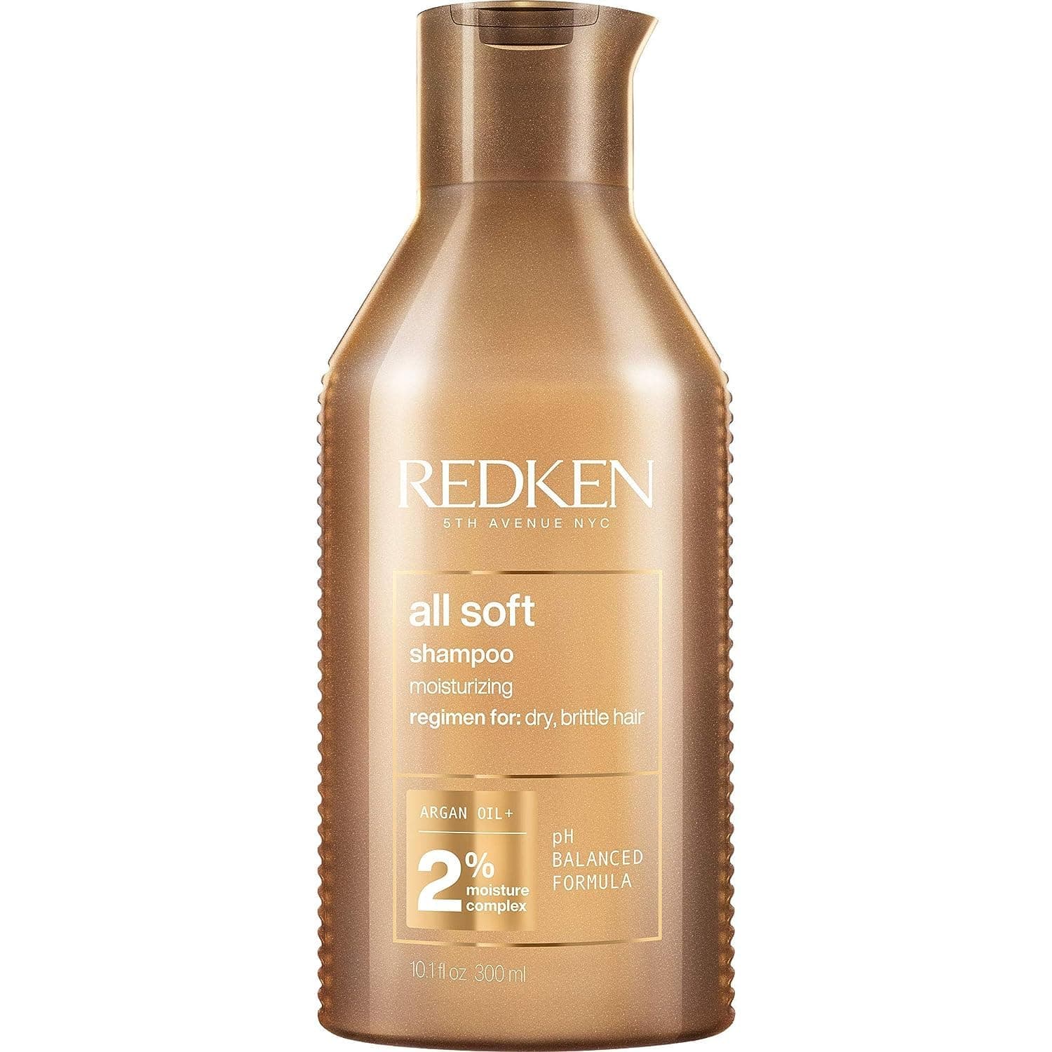 Redken All Soft Shampoo - Moisturizes & Hydrates Dry Hair, Softens & Adds Shine, With Argan Oil, Safe For Color-Treated Hair - image 1 of 1