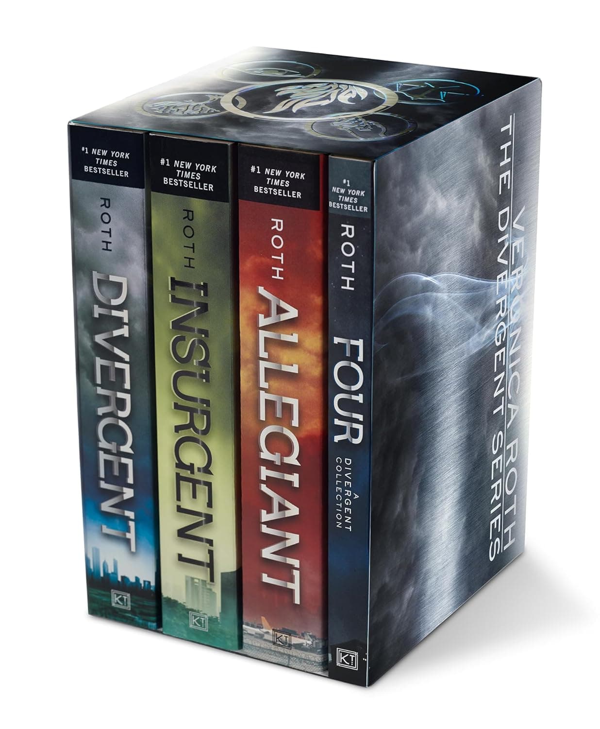 Divergent Series Four-Book Paperback Box Set: Divergent, Insurgent, Allegiant, Four - image 1 of 1
