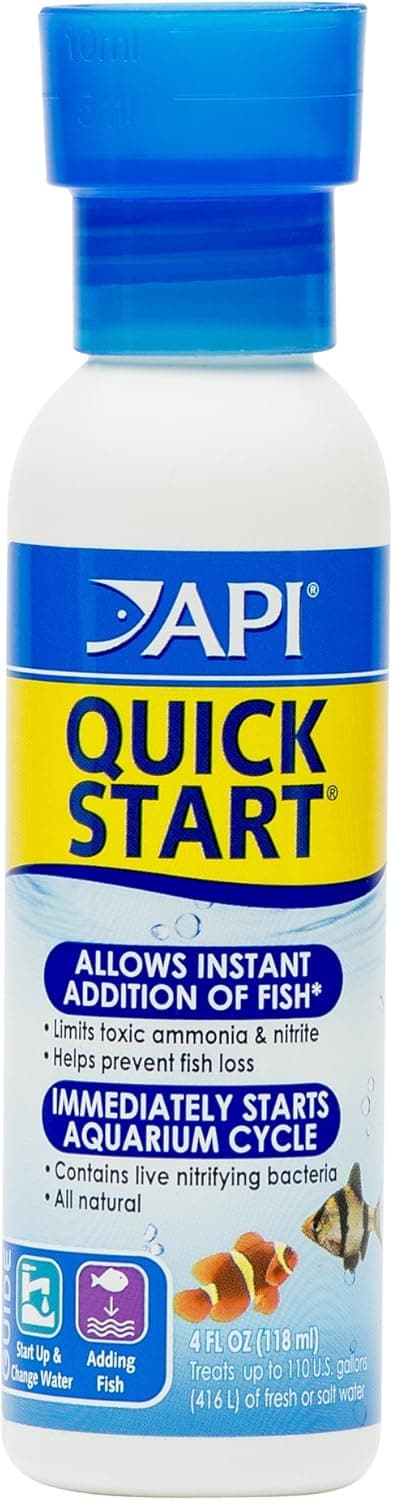 API QUICK START Freshwater and Saltwater Aquarium Nitrifying Bacteria 4-Ounce Bottle - image 1 of 1