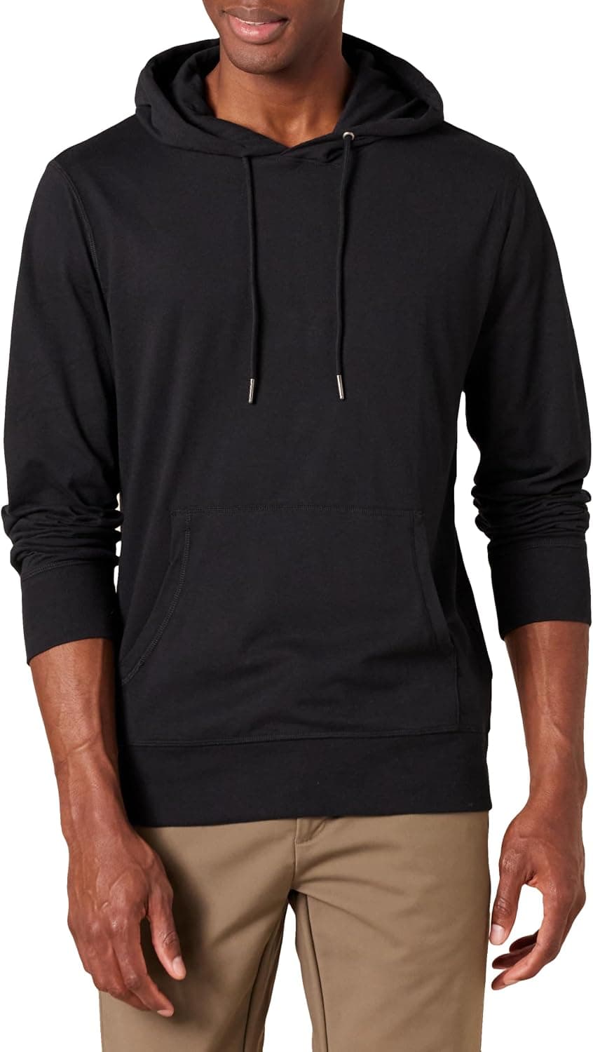 Amazon Essentials Men's Lightweight Jersey Pullover Hoodie - image 1 of 1
