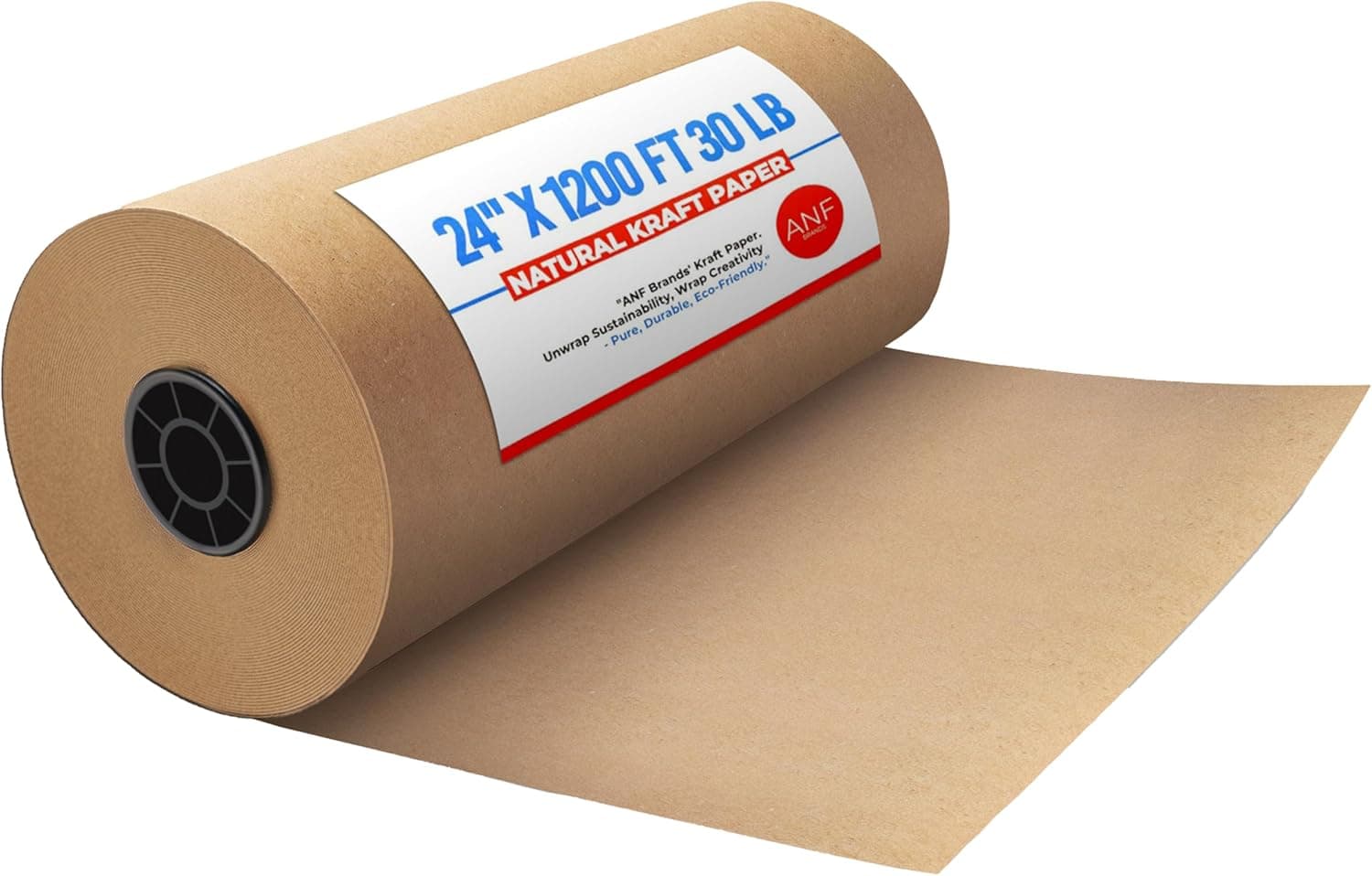 ANF BRANDS (24"" x 1200 ft) - Natural Kraft Paper, 30 Lb. Basis Weight, Brown - image 1 of 1