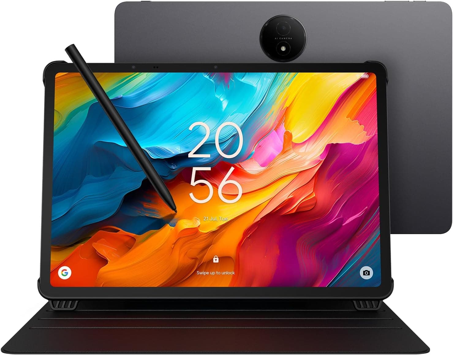 TCL NXTPAPER 14 Android Tablet, 14.3" Paper-Like Display Drawing Pad & Digital Notebook with 4096-Level Stylus & Flip Case, 8+8GB RAM, 256GB Storage, 10000mAh Battery, Multi-Window, Gray - image 1 of 1
