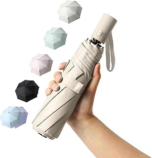 Small UV Protection Travel Umbrella Compact for Rain and Sun UPF 50+ Windproof Portable 42 inch Umbrella for Women and Men - image 1 of 1