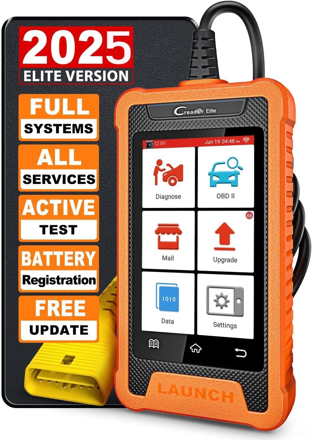 2025 LAUNCH Creader Elite for Mercedes-Benz MB Sprinter Maybach Full System OBD2 Scanner, Bidirectional Diagnostic Scan Tool, All Service Code Reader,ECU Coding, AutoVin, Lifetime Fr-ee Update - image 1 of 1