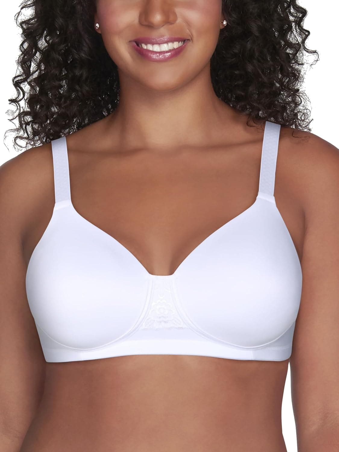 Vanity Fair Women's Full Figure Beauty Back Smoothing Bra, 4 Way Stretch Fabric, Lightly Lined Cups up to H - image 1 of 1