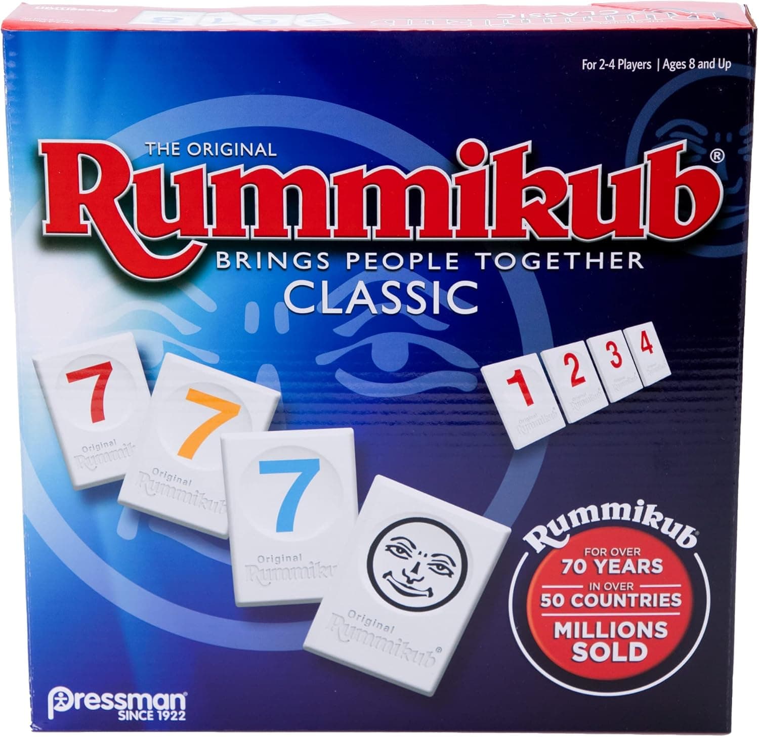 Pressman Rummikub - The Original Rummy Tile Game | Exciting Family Game of Strategy and Luck | Promotes STEM Skills | For Kids, Teens, Adults | 2-4 Players, Ages 8+ - image 1 of 1