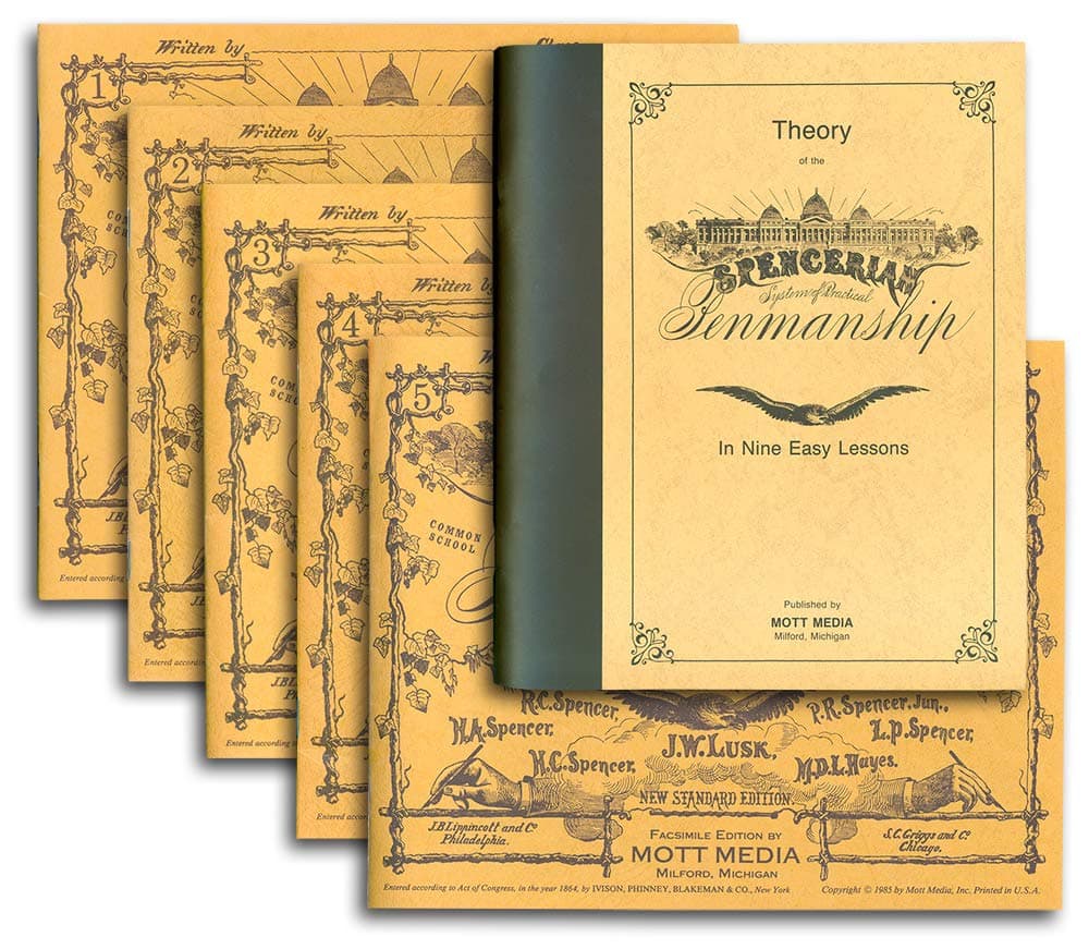 Spencerian Cursive Copybook Set Plus Theory - image 1 of 1