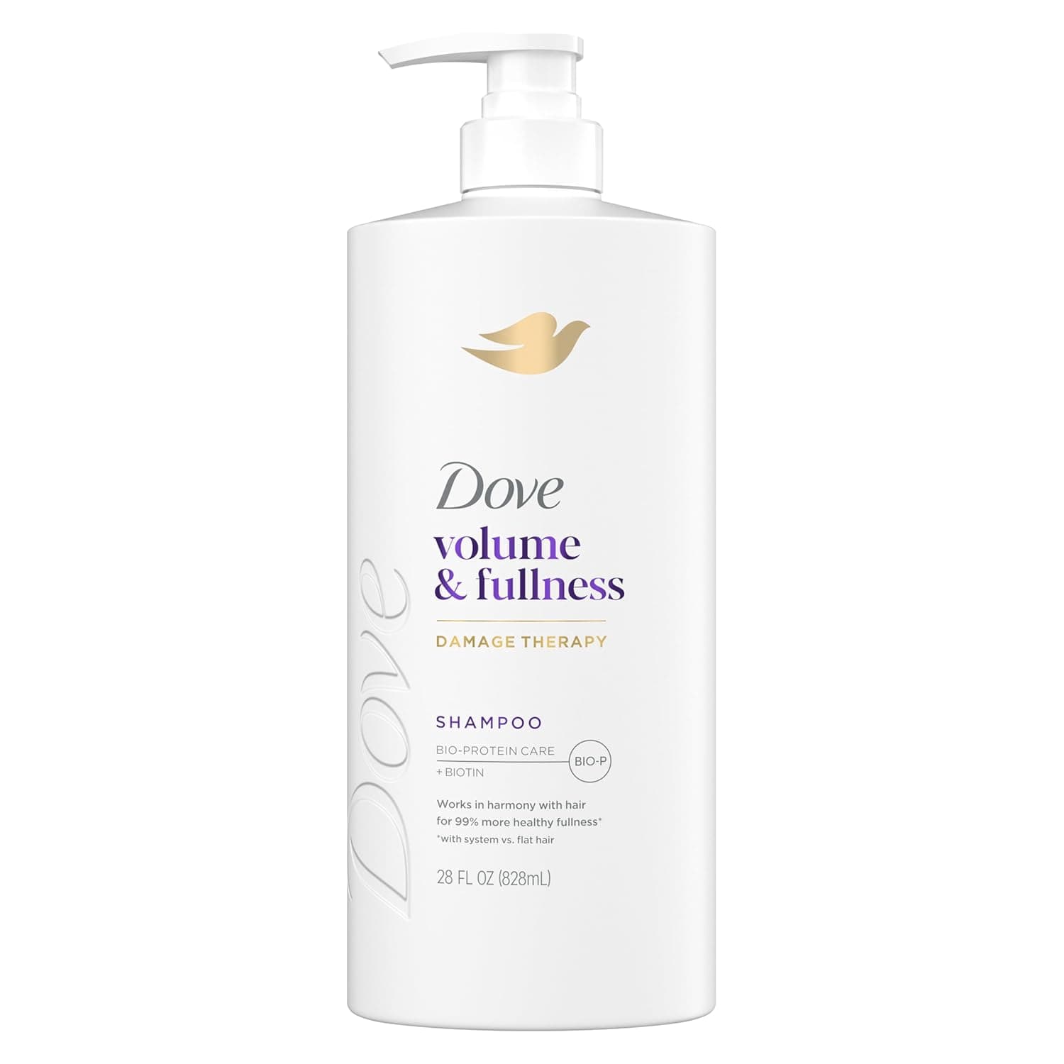 Dove Shampoo Volume & Fullness for Fine, Thin Hair with Bio-Protein Care Technology and Biotin 28 Fl Oz - image 1 of 1