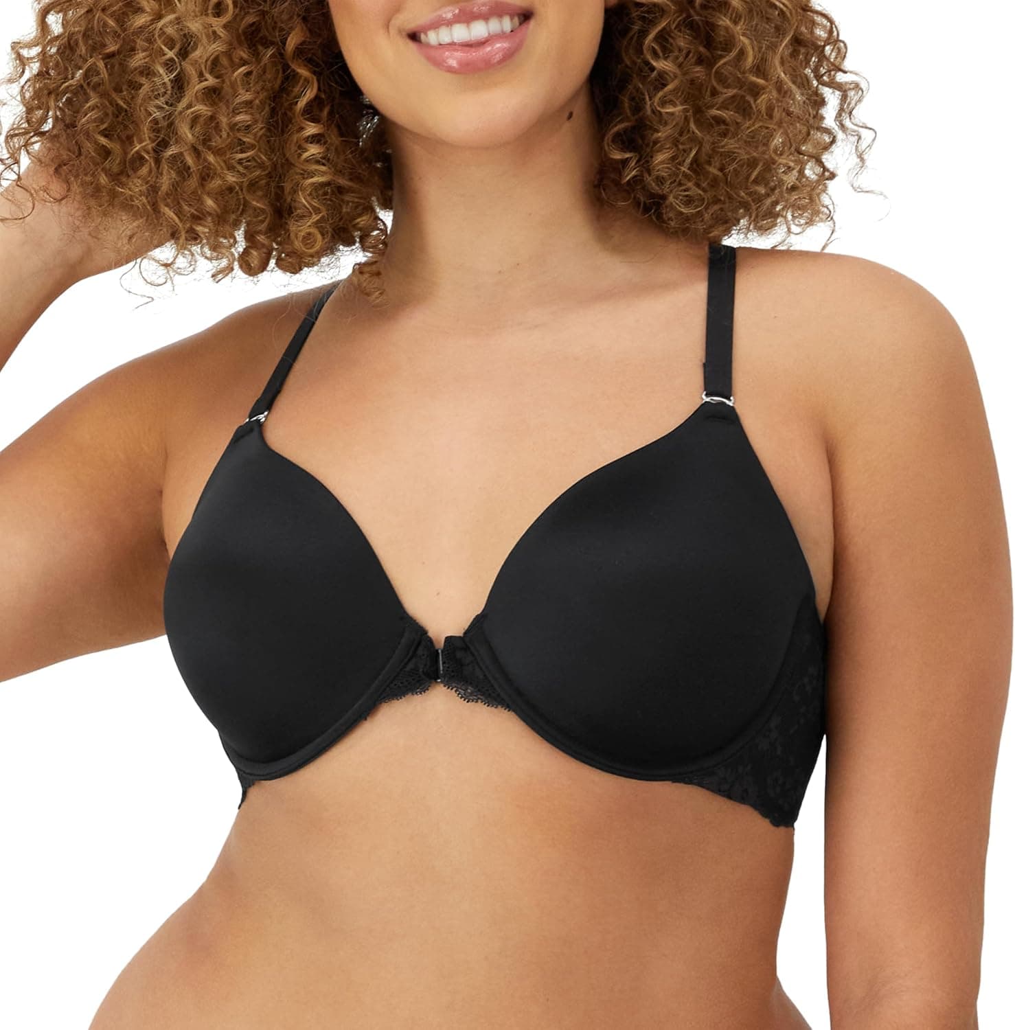 Maidenform Womens Racerback Bra with Shaping & Support, One Fab Fit Underwire Bras for Women, Lightly Lined, Front Closure - image 1 of 1