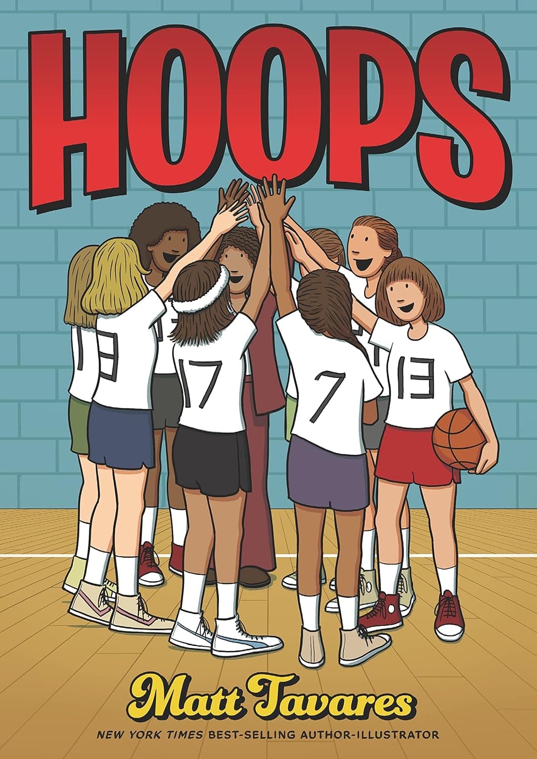 Hoops: A Graphic Novel: (A Middle Grade Novel About Perseverance, Gender Equality, and Teamwork for Kids Ages 8-12 in Grades 3-7) - image 1 of 1