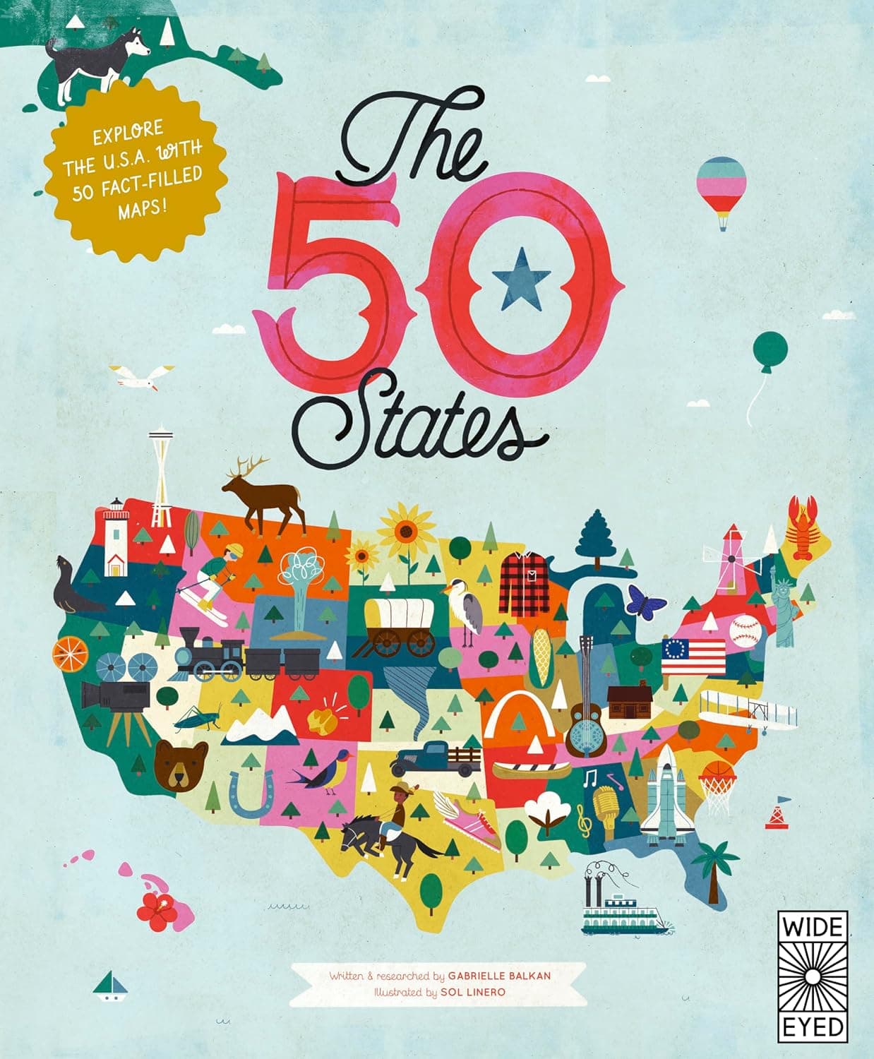The 50 States: Explore the U.S.A. with 50 fact-filled maps! (Americana) - image 1 of 1