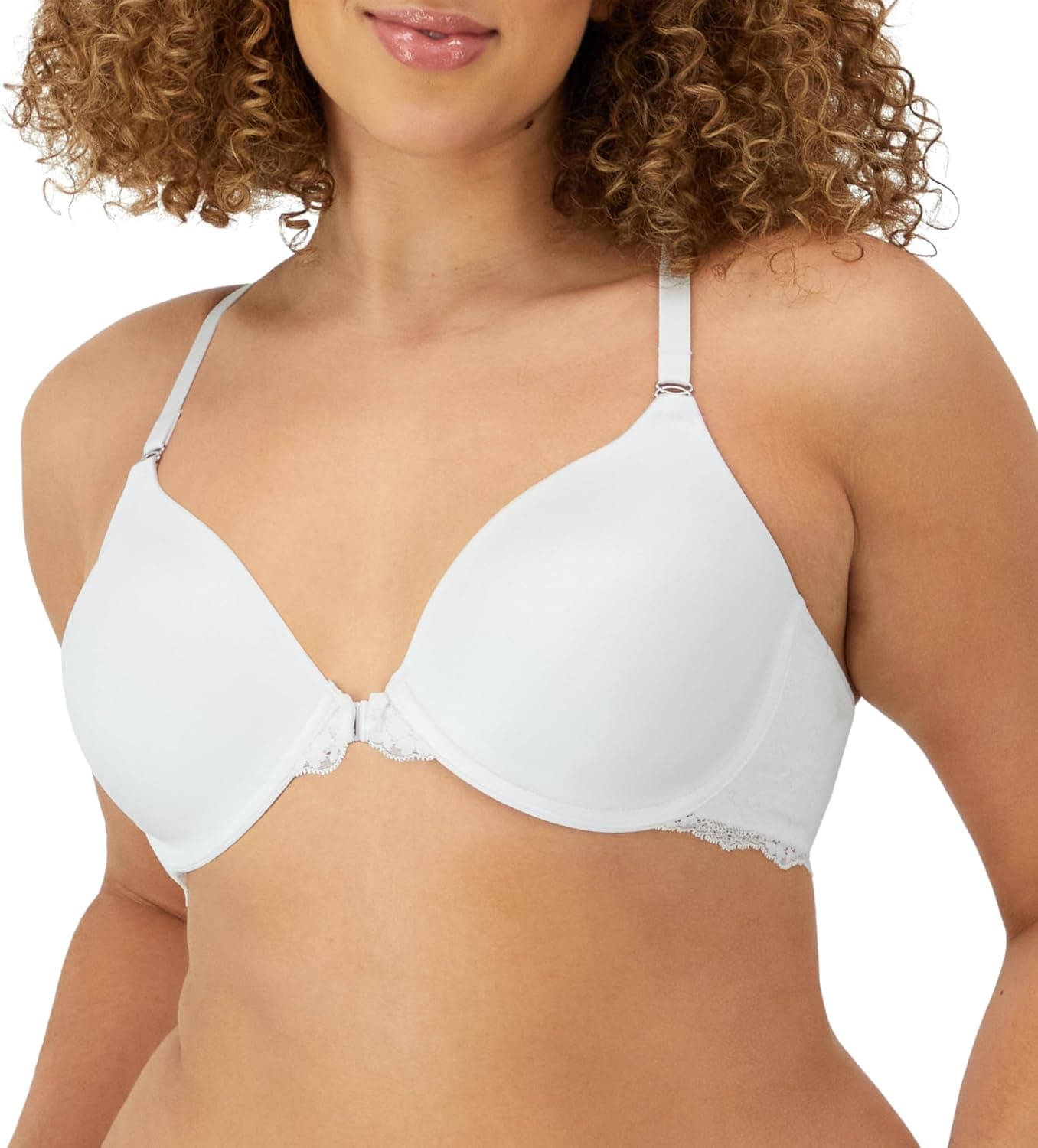 Maidenform Womens Racerback Bra with Shaping & Support, One Fab Fit Underwire Bras for Women, Lightly Lined, Front Closure - image 1 of 1