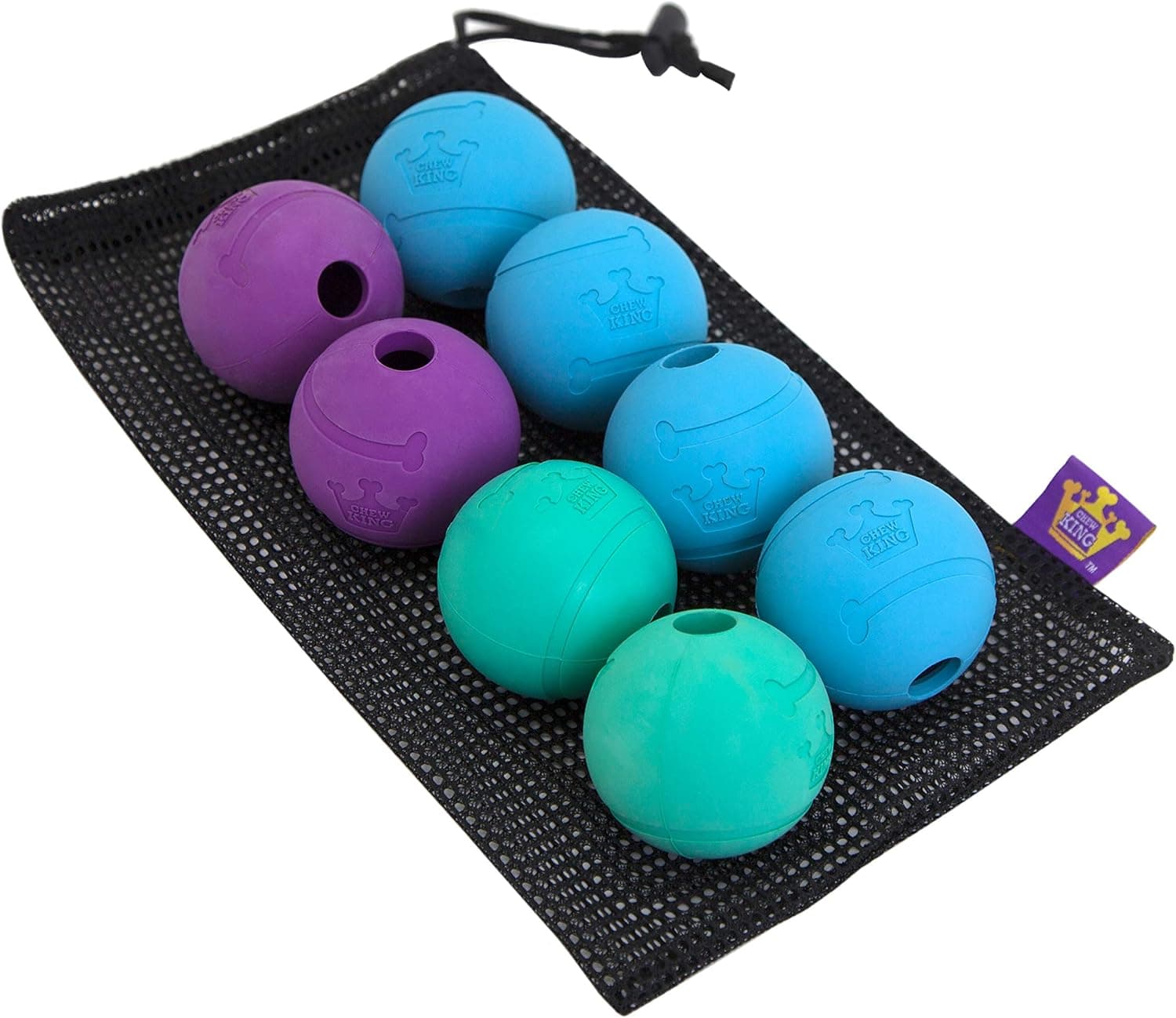 Chew King Dog Fetch Balls for All Breed Sizes - image 1 of 1