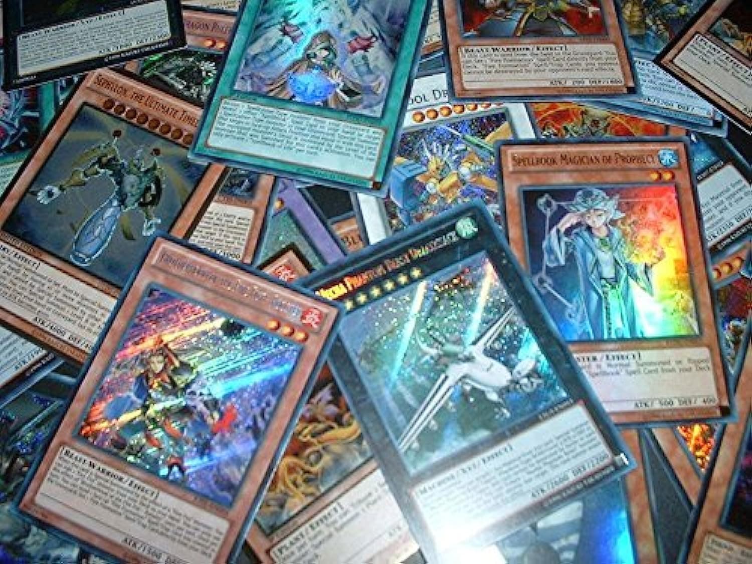 25 Assorted YuGiOh Foil Rares Cards! All Foil Cards! - image 1 of 1