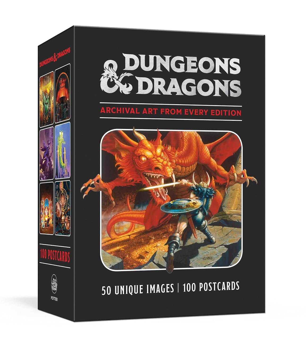 Dungeons & Dragons 100 Postcards: Archival Art from Every Edition - image 1 of 1