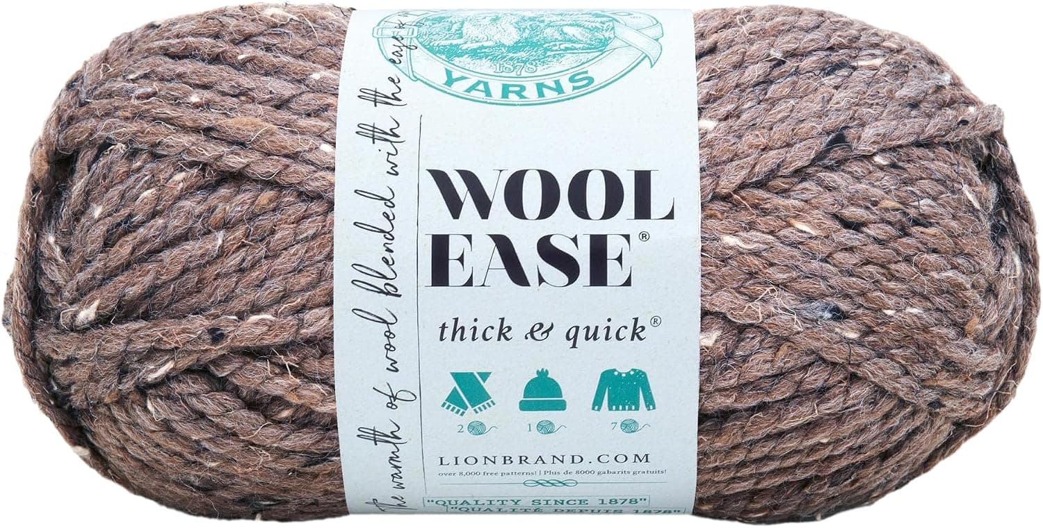 Lion Brand Yarn 640-124J Wool-Ease Thick & Quick Yarn, Barley - image 1 of 1