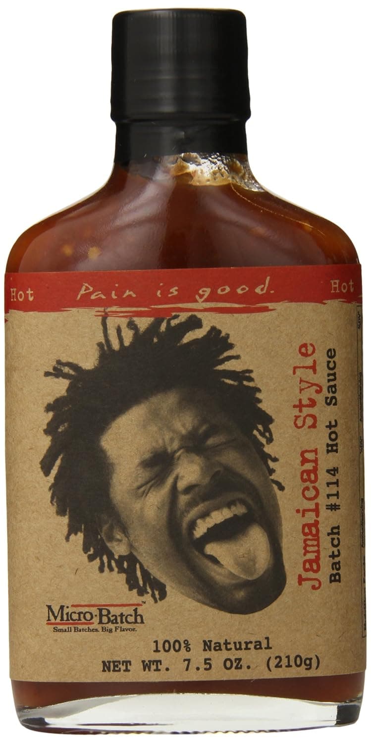 Jamaican Style Hot Sauce - 7oz Bottle - Made in USA - All Natural Ingredients, Non-GMO, Gluten-Free, Sugar-Free, Vegetarian, Keto - image 1 of 1