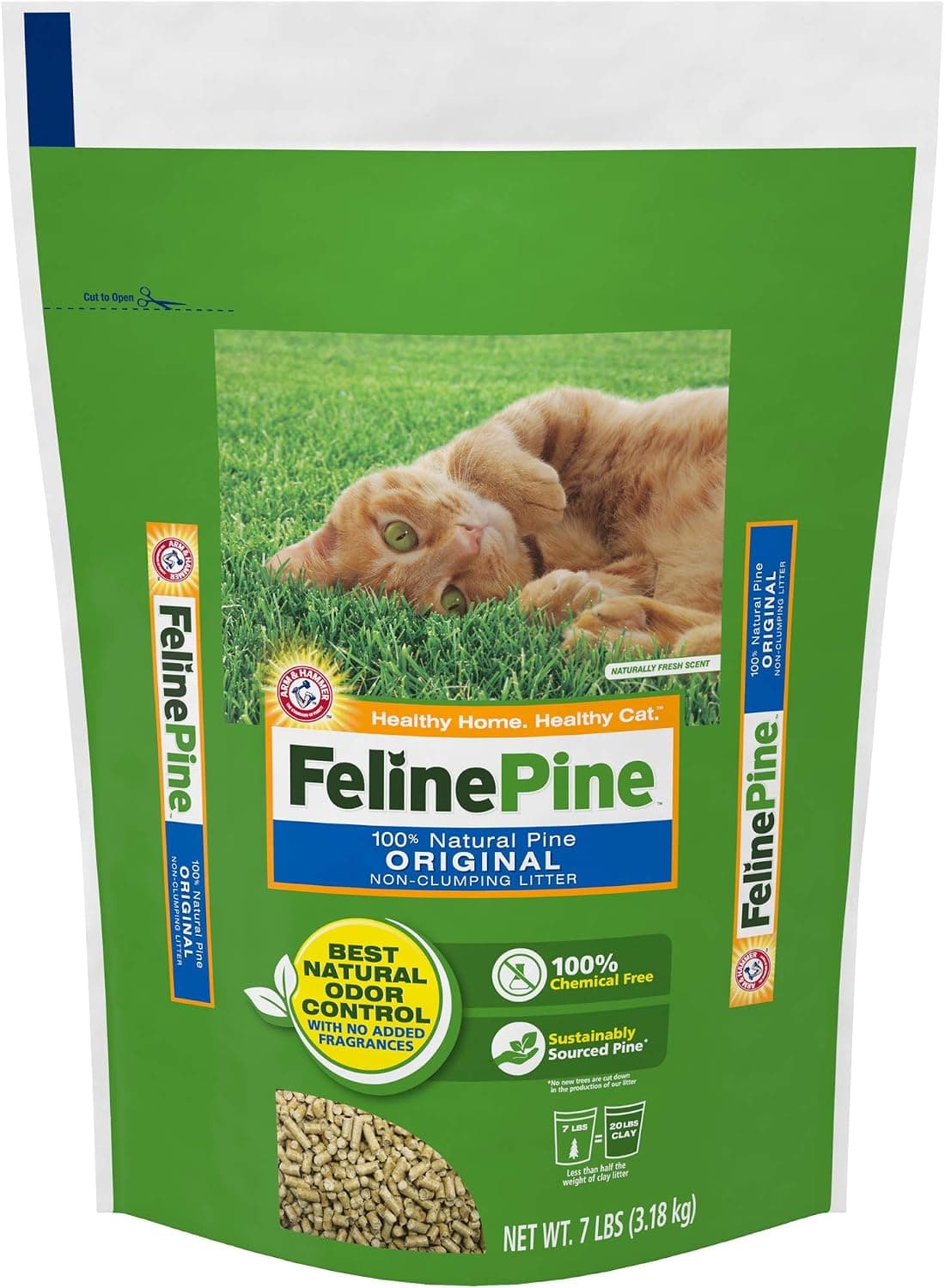 Feline Pine Cat Litter Original 7lb - image 1 of 1