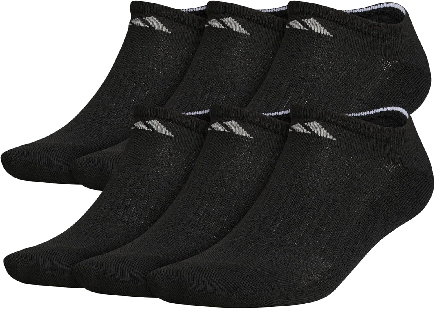 adidas Men's Athletic Cushioned 6-Pack No Show, Socks for Men - image 1 of 1
