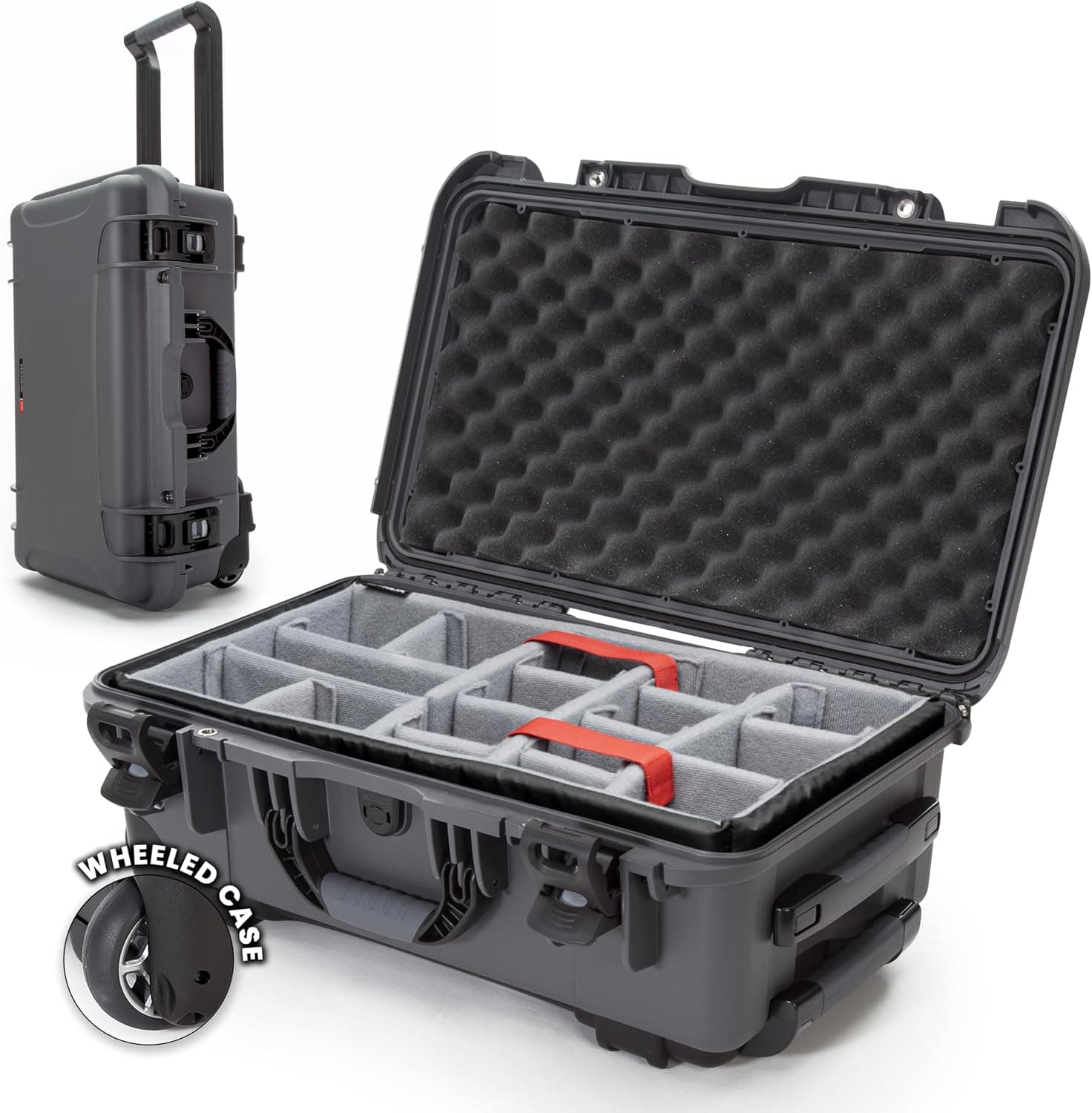 NANUK 935 Hard Case with Padded Divider – Waterproof Equipment Case with Wheels, 22” x 14” x 9” – Dustproof and Impact Resistant, Airline Carry-On Approved – Graphite - image 1 of 1