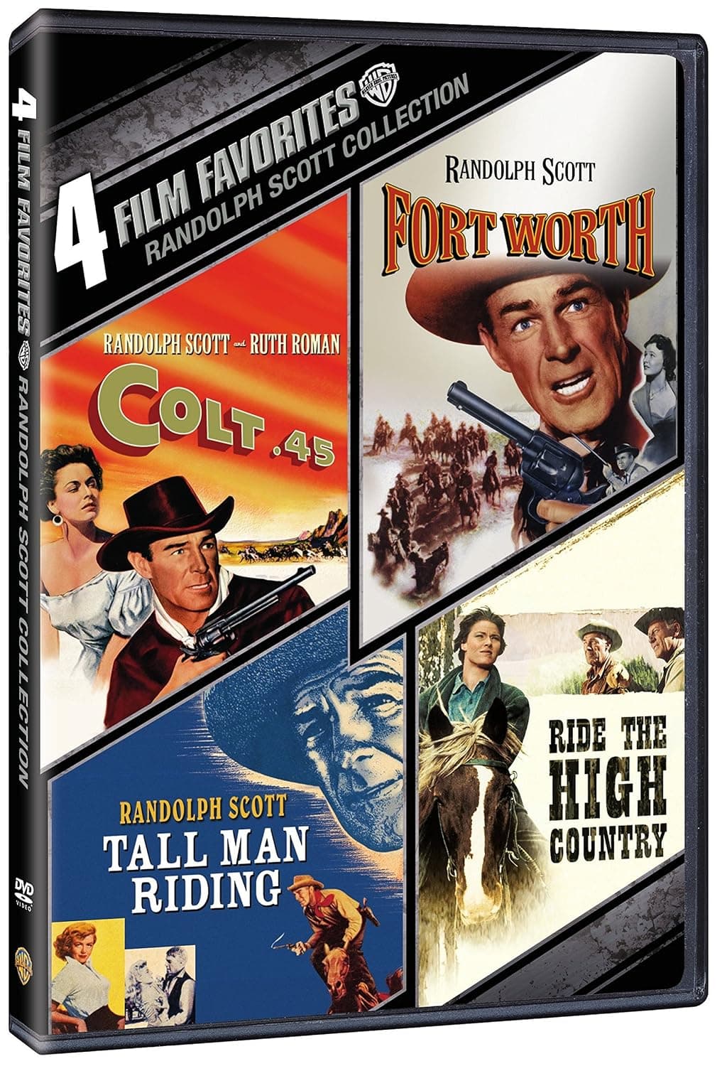 4 Film Favorites: Randolph Scott Westerns (4FF) (DVD) - image 1 of 1