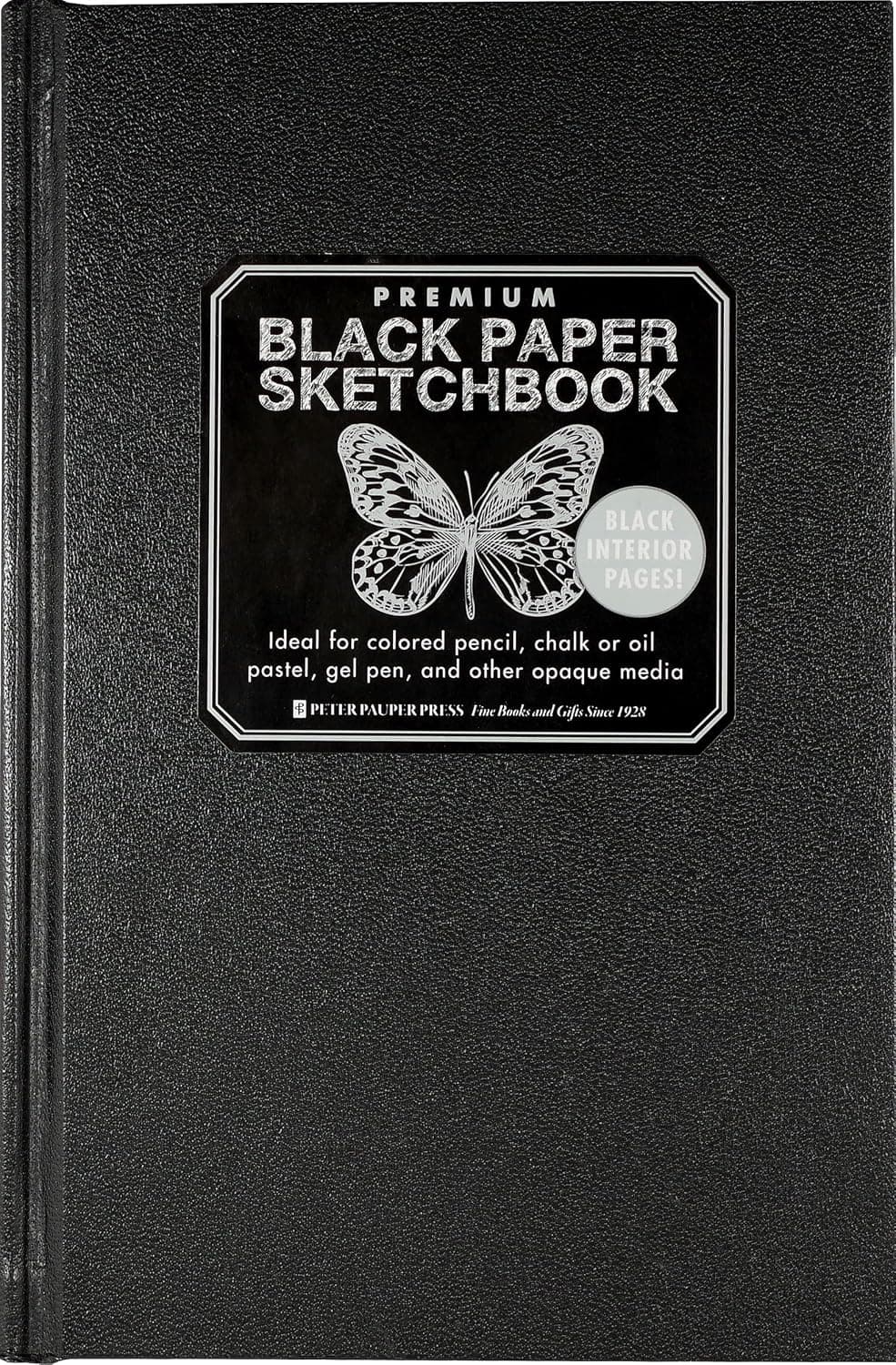 Premium Black Paper Sketchbook (5-1/4'' wide x 8-1/2'' high) - image 1 of 1