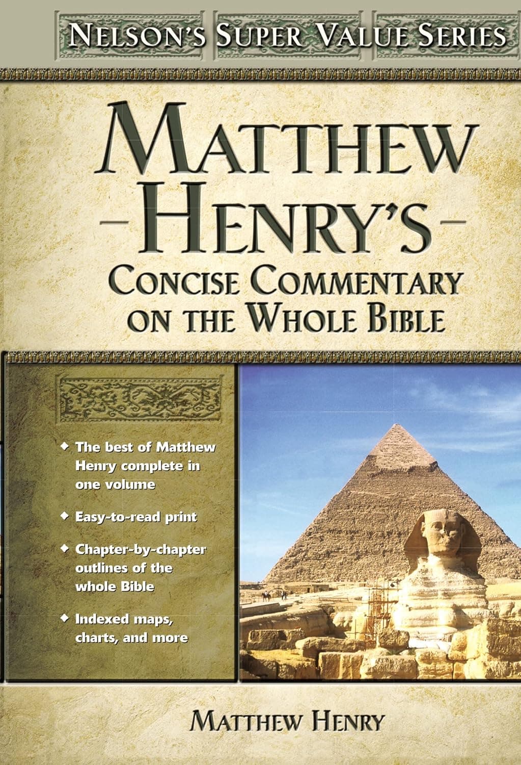 Matthew Henry's Concise Commentary on the Whole Bible: His Classic Writings. His Study Outlines. Pure and Simple…Matthew Henry (Super Value Series) - image 1 of 1